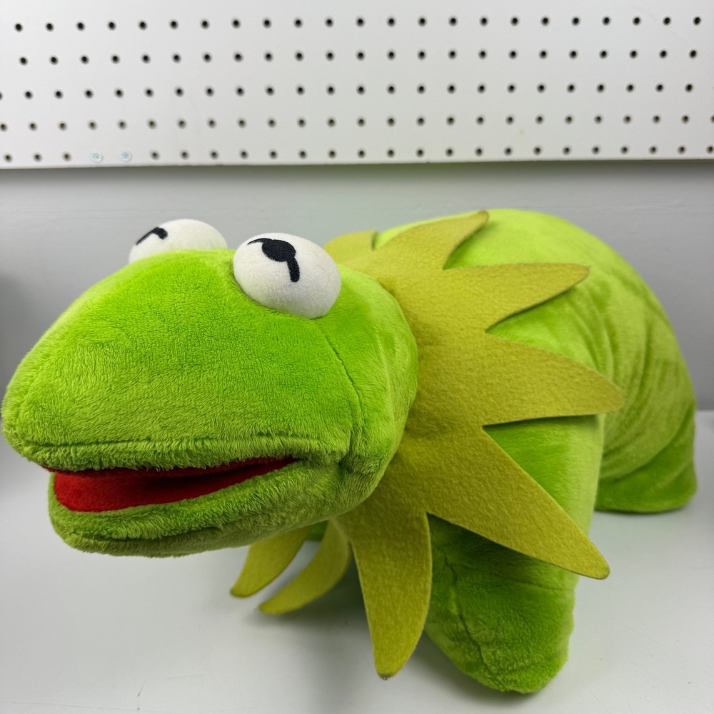 Pillow Pets Kermit the Frog‎ Plush Folding Pillow Disney Muppets Green